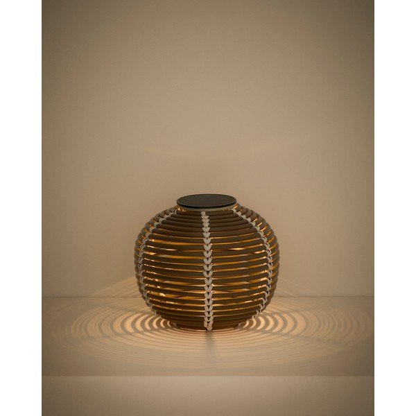 Lampa zewnętrzna stołowa/przenośna LED solarna/na USB ø 25 cm Garoina – Kave Home-image-2