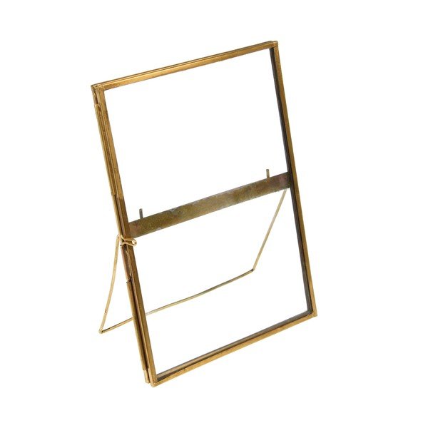 Metalowa ramka stojąca w kolorze złota 13x18 cm – Rex London-image-2