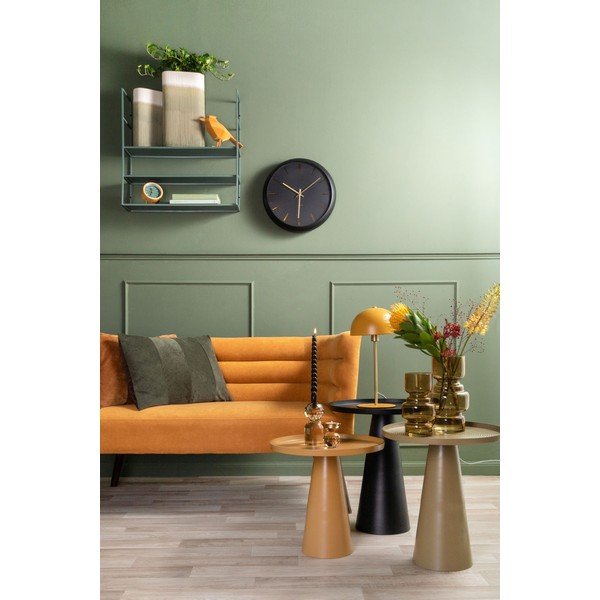 Musztardowy metalowy stolik Leitmotiv Force, wys. 37,5 cm-image-4