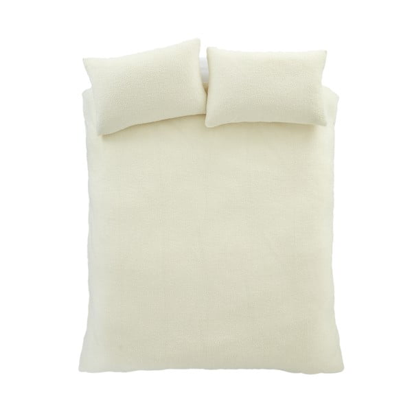 Kremowa pościel dwuosobowa z materiału bouclé 200x200 cm Cosy Boucle – Catherine Lansfield-image-2