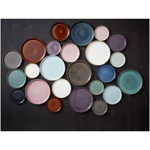 Zielony/czarny kamionkowy talerz deserowy ø 17 cm Gastro Green/Black – Bitz-image-1