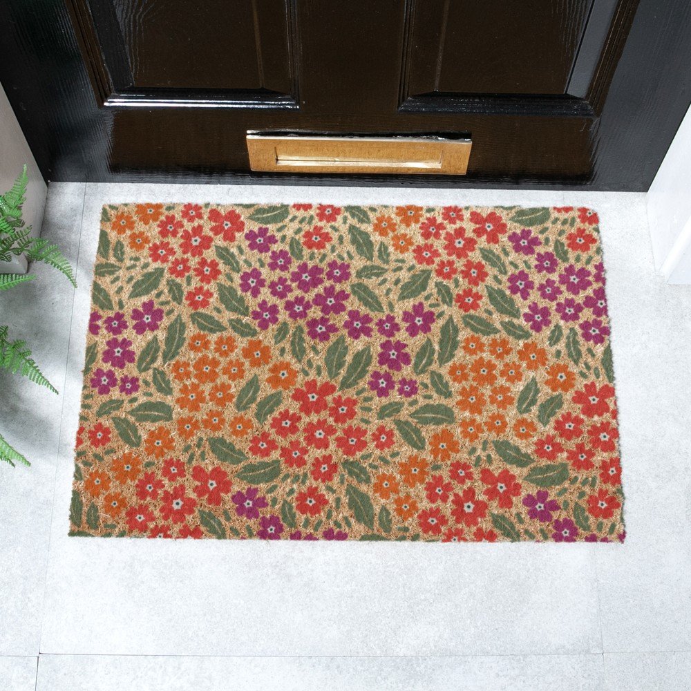 Wycieraczka z włókna kokosowego 40x60 cm Floral – Artsy Doormats (zdjęcie 6)