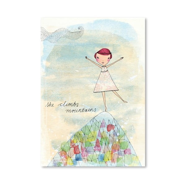 Plakat Camille Colouring In Book, 30x42 cm
