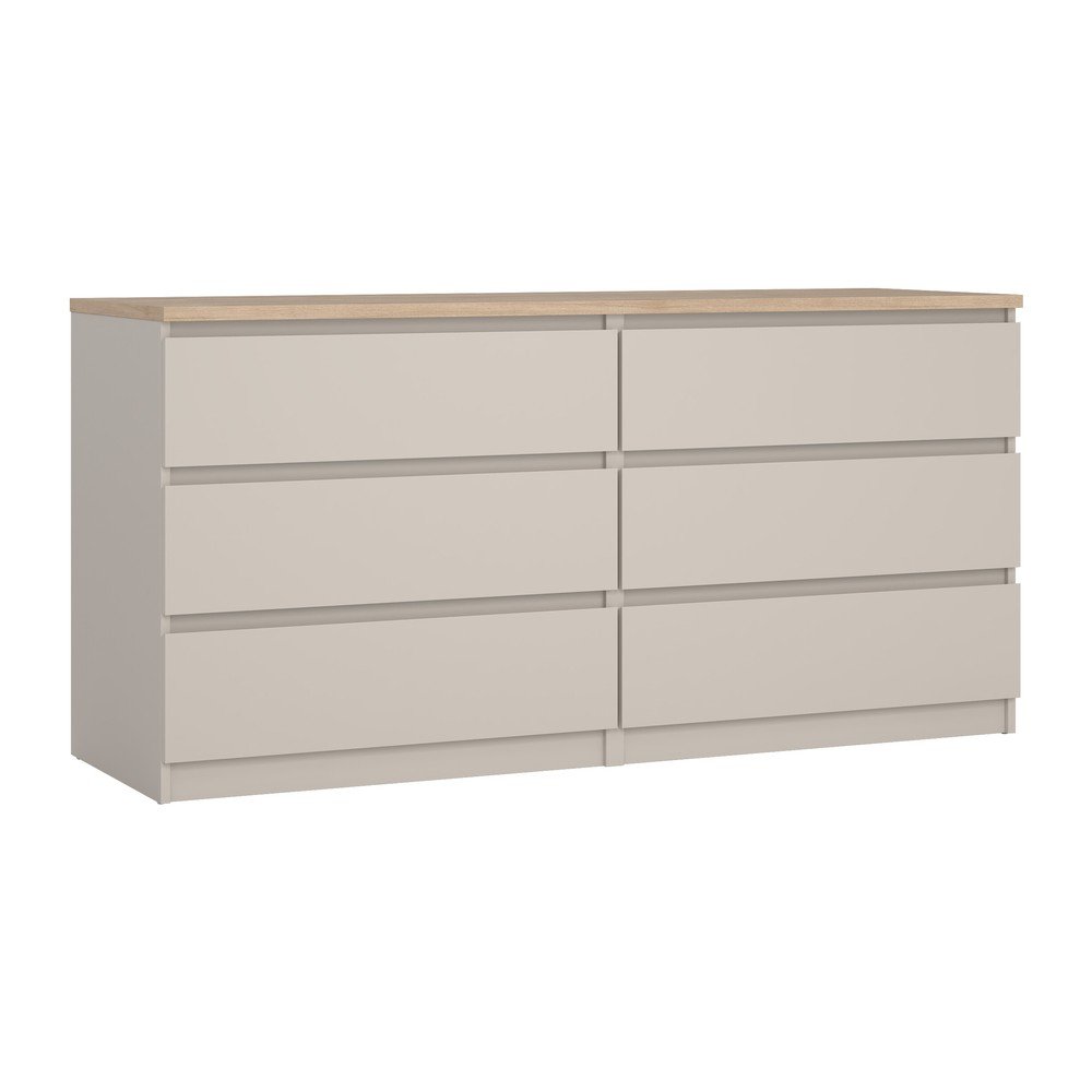 Kremowa komoda 154x76x50 cm Naia – Tvilum