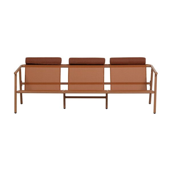 Tapicerowana sofa ogrodowa w kolorze terakoty Cavero – WOOOD-image-4