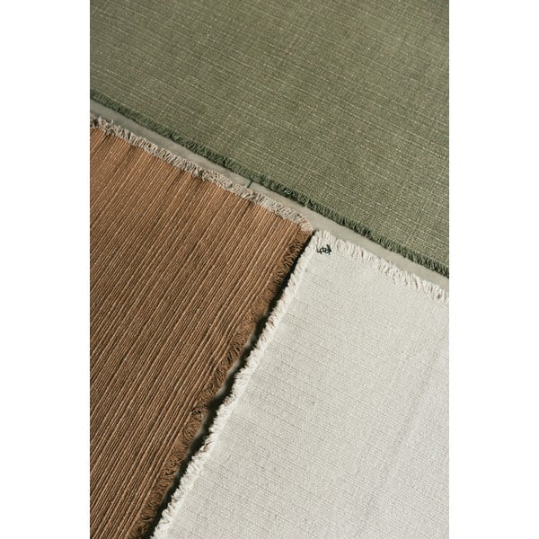 Kremowy bawełniany dywan tkany ręcznie 140x200 cm Handloom – Lorena Canals-image-3