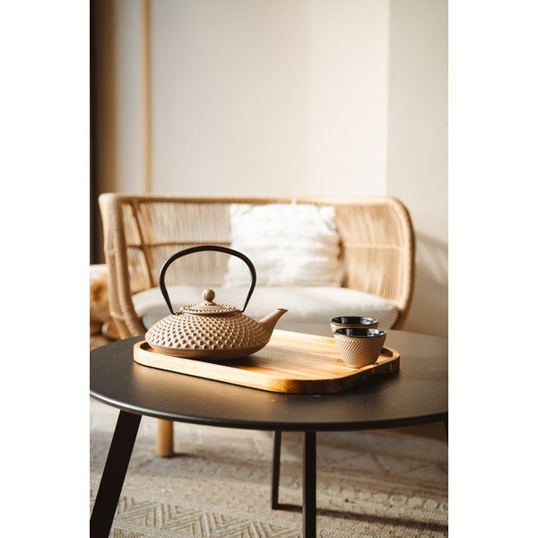 Beżowe żeliwne filiżanki zestaw 2 szt. 100 ml Xilin – Bredemeijer-image-1