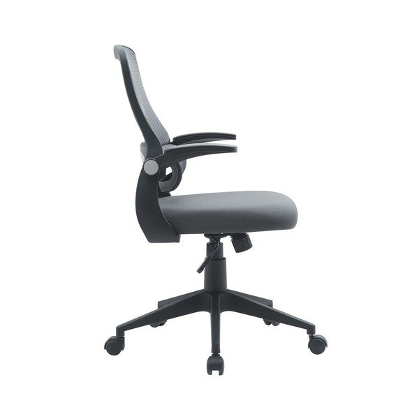 Szare tapicerowane krzesło biurowe Gilmore – Yes Everyday-image-2