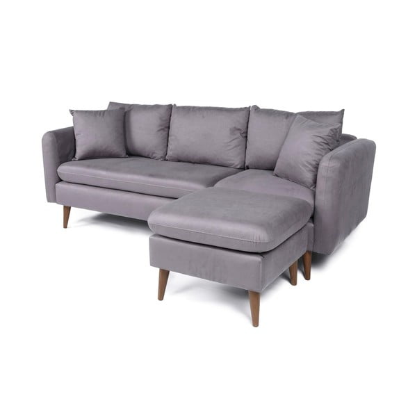Jasnoszara sofa 215 cm Sofia – Balcab Home-image-3