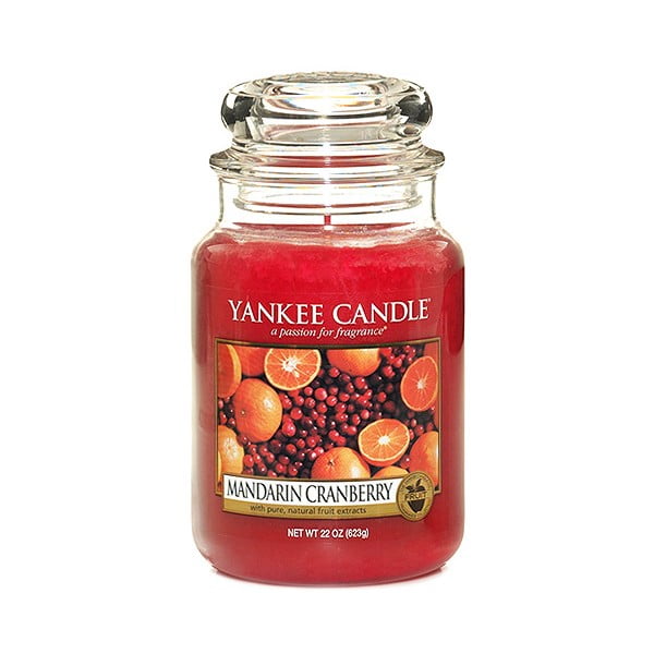 Świeczka zapachowa Yankee Candle Mandarynki z żurawiną, 110 h