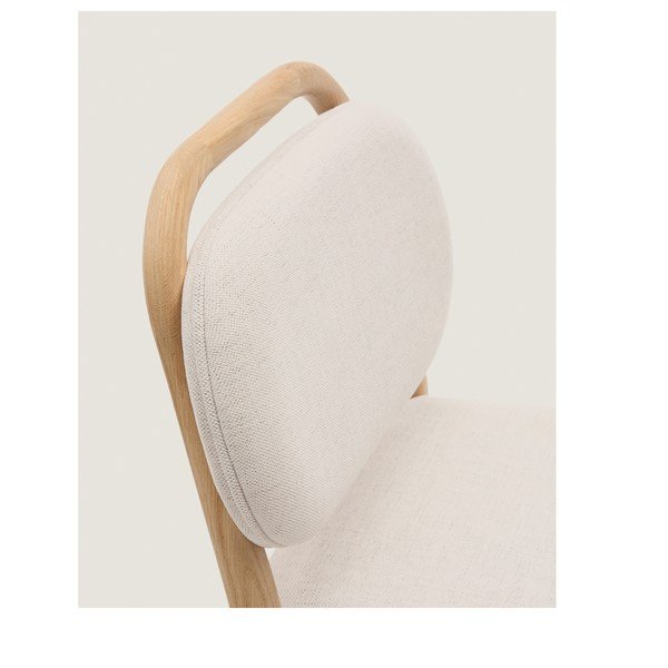 Beżowy hoker (wysokość siedziska 66 cm) Helda – Kave Home-image-3