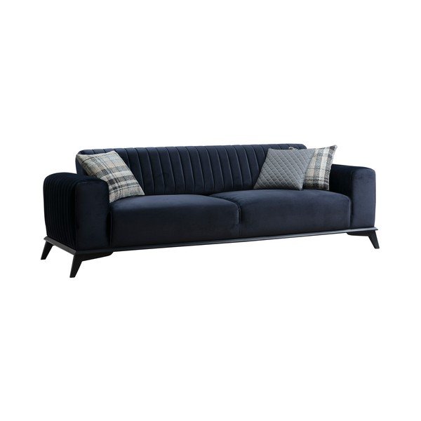 Ciemnoniebieska sofa 220 cm Lisa – Balcab Home-image-2