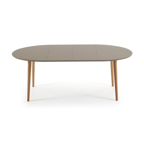 Stół rozkładany do jadalni z drewna bukowego Kave Home Oakland, 120 x 90 cm-image-3