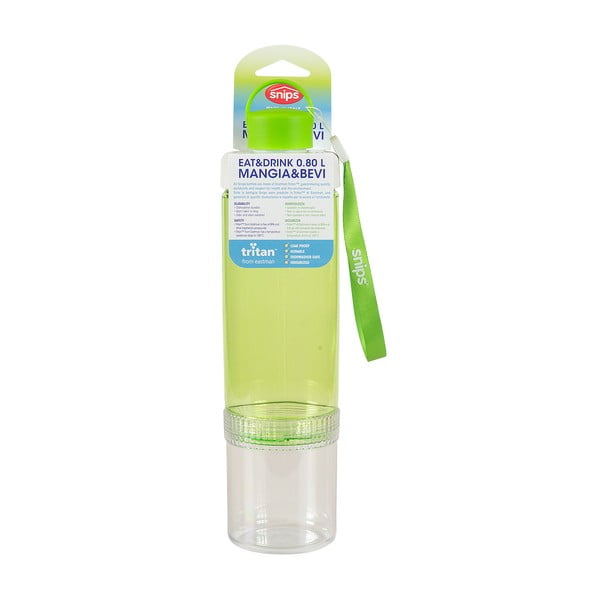 Zielona butelka na wodę Snips Eat&Drink, 750 ml-image-1