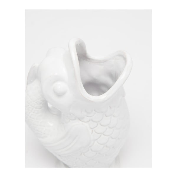 Biały ręcznie wykonany wazon Velvet Atelier Pez-image-1