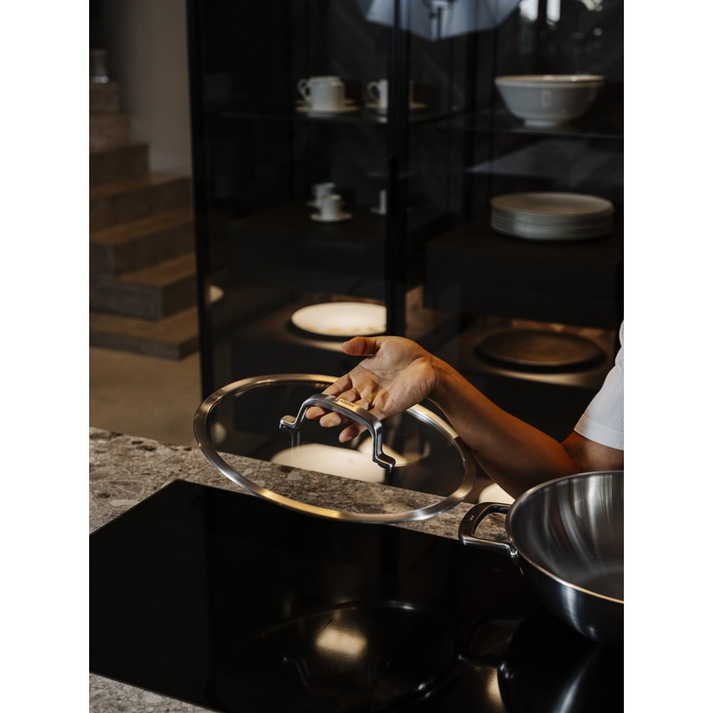 Patelnia wok ze stali nierdzewnej z pokrywką ø 30 cm Chili Ta – FABINI (zdjęcie 11)