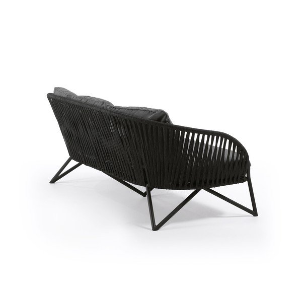 Czarna sofa ogrodowa Kave Home Branzie-image-4