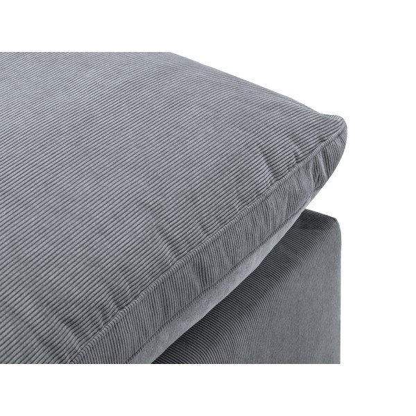 Szara narożna część sztruksowej sofy modułowej Windsor & Co Sofas Galaxy, lewostronna-image-4