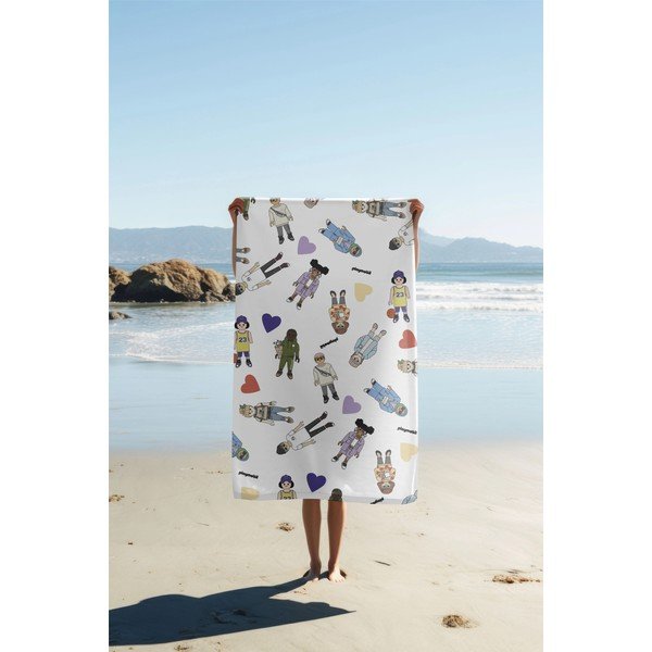 Bawełniany ręcznik plażowy frotte 75x140 cm Unique United – Playmobil-image-2