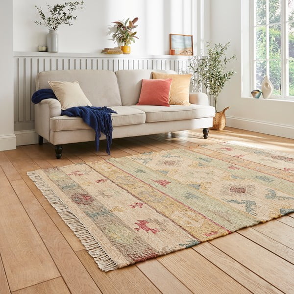 Beżowy dywan 170x120 cm Bazaar – Think Rugs-image-1