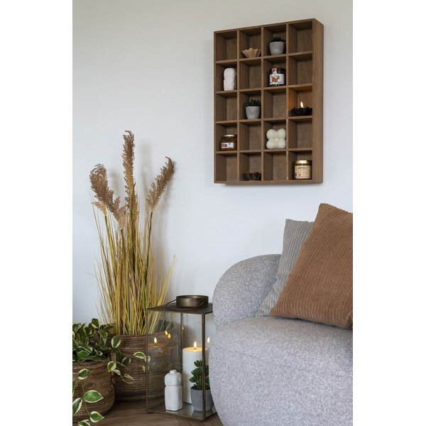 Wielopoziomowa półka z litego drewna sosnowego w naturalnym kolorze 44 cm Moss – House Nordic-image-2