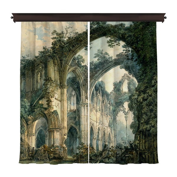 Zestaw 2 zasłon Curtain Runna, 140x260 cm
