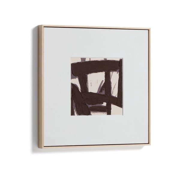 Ręcznie malowany obraz z ramą w zestawie/na płótnie 60x60 cm Arilan – Kave Home-image-2