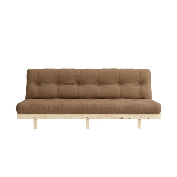 Sofa rozkładana Karup Design Lean Raw Mocca