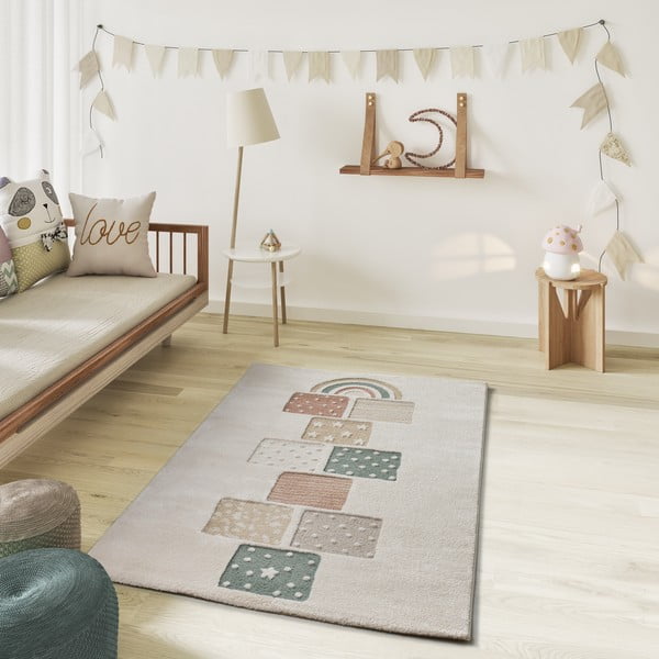 Beżowy dziecięcy dywan do zabawy 120x170 cm Clown – Universal-image-1