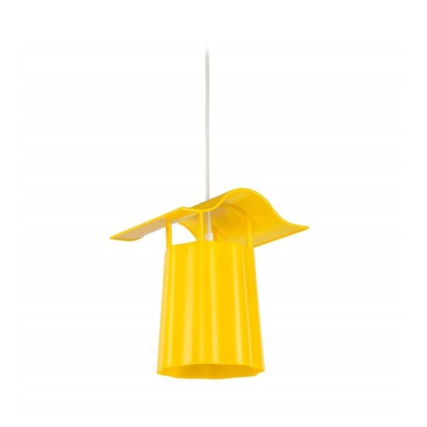 Żółty ogrodowy lampion wiszący Homemania Decor Luciana