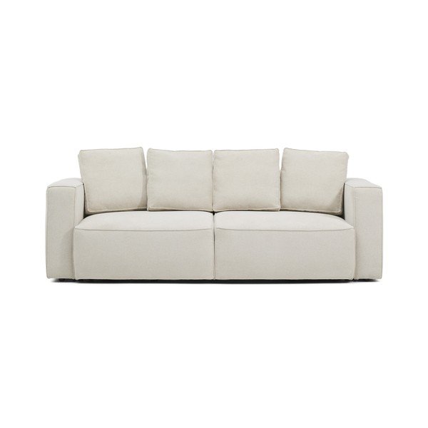 Beżowa rozkładana sofa z tkaniny szenilowej 236 cm Marela – Kave Home