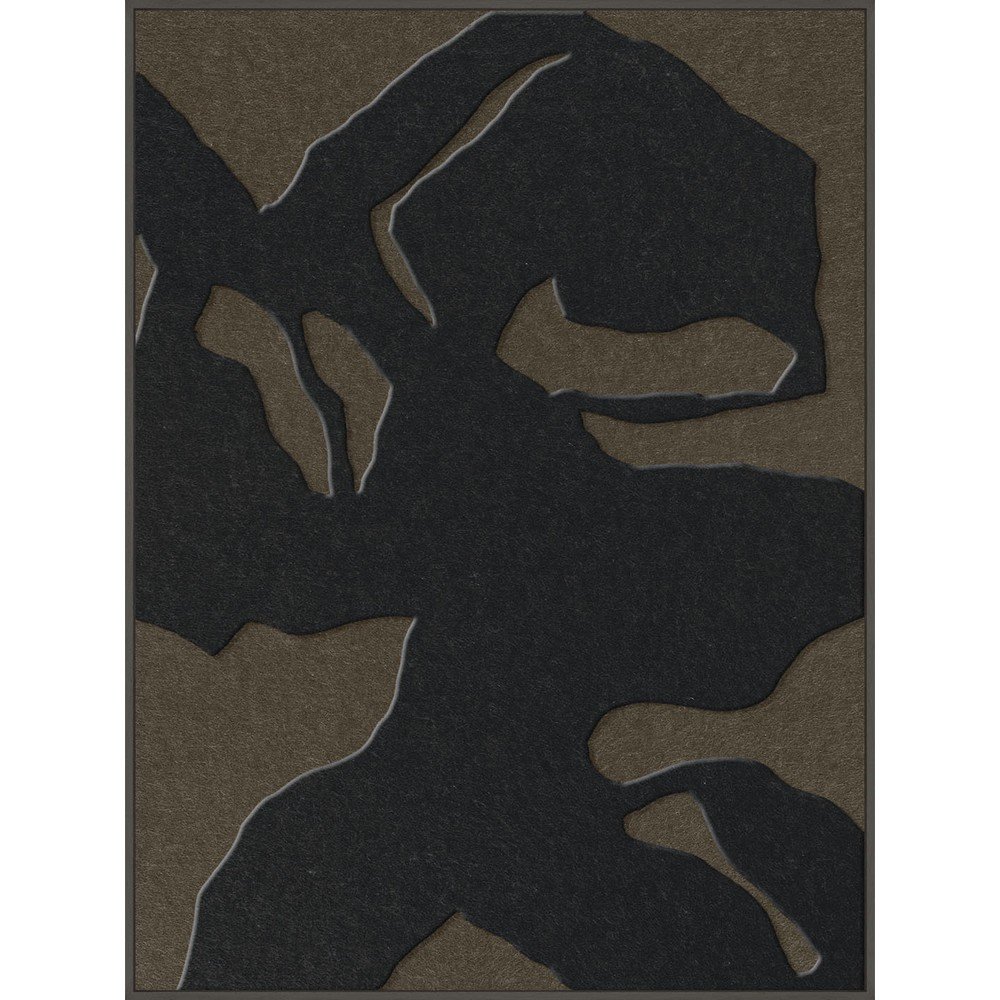 Obraz akustyczny 3D z ramą w zestawie 90x120 cm Silent Shadows 1 – Malerifabrikken