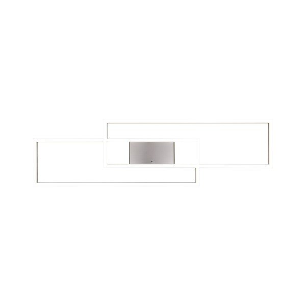 Lampa sufitowa LED ze zdalnym sterowaniem i ściemniaczem w kolorze srebra 28x100 cm Albany – Trio-image-4