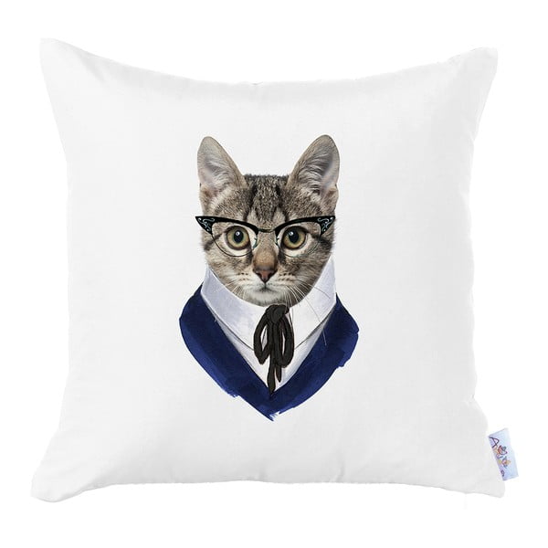 Poszewka na poduszkę Mike & Co. NEW YORK Business Cat, 43x43 cm