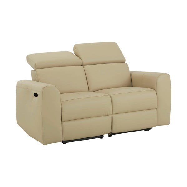 Biała sofa z imitacji skóry 158 cm Capena – Støraa-image-3