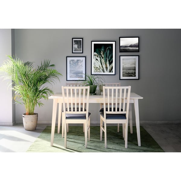 Lakierowany matowy stół z drewna dębowego Rowico Mimi, 140 x 90 cm-image-3