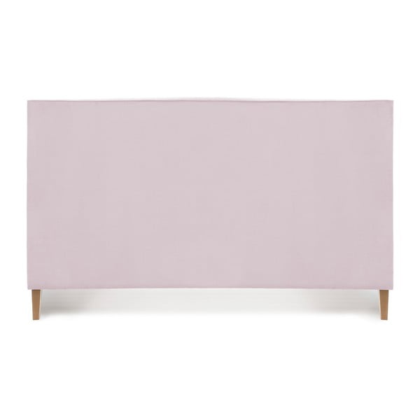 Różowe łóżko z naturalnymi nóżkami Vivonita Kent, 140 x 200 cm-image-2