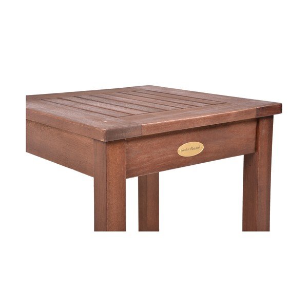 Stolik ogrodowy z litego drewna eukaliptusowego 40x40 cm Sonora – Garden Pleasure-image-2