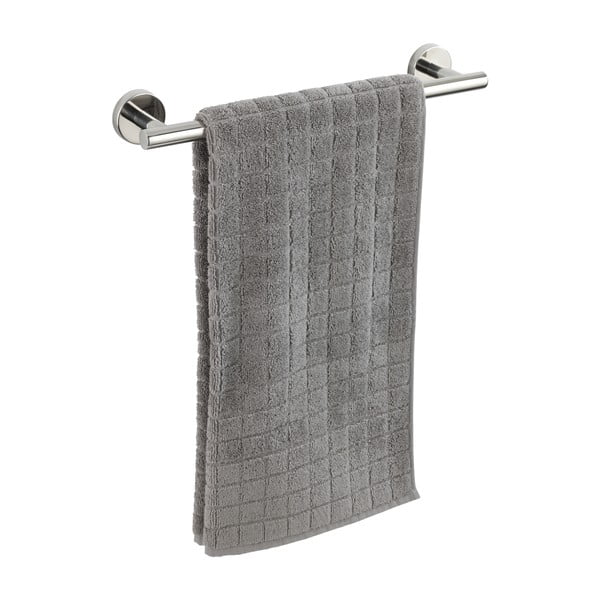 Ścienny wieszak na ręczniki ze stali nierdzewnej w kolorze srebra z połyskiem Bosio – Wenko-image-2