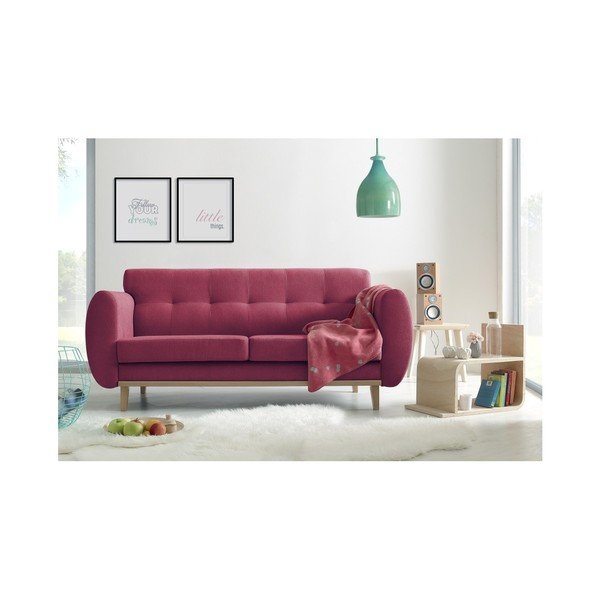 Czerwona sofa Bobochic Paris Viking