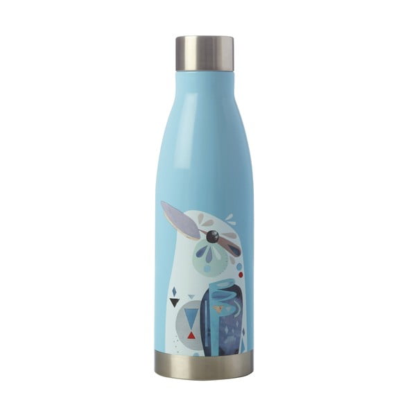 Niebieska nierdzewna butelka termiczna Maxwell & Williams Pete Cromer Kookaburra, 500 ml