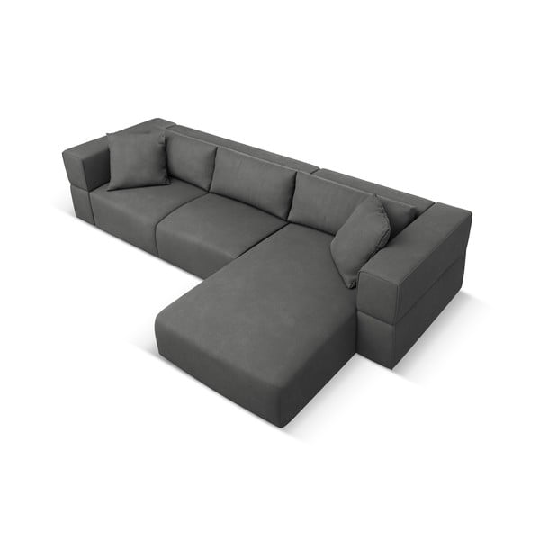 Ciemnoszary narożnik (prawostronny) Esther – Milo Casa-image-3