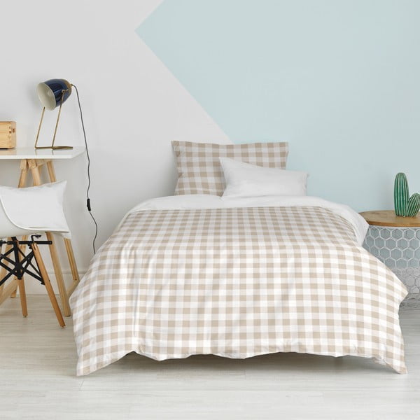 Bawełniana jednoosobowa pościel dziecięca 140x200 cm Vichy – Happy Friday-image-3