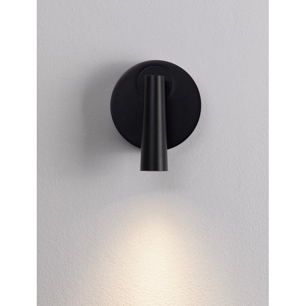 Aluminiowa lampa punktowa LED z elastyczną konstrukcją w kolorze matowej czerni 7x10 cm Tico – Nova Luce-image-1