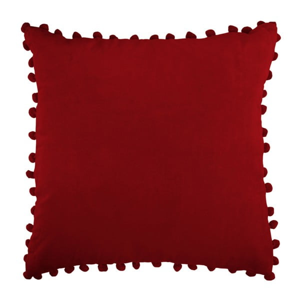 Czerwona poduszka Ragged Rose Arabella Velvet