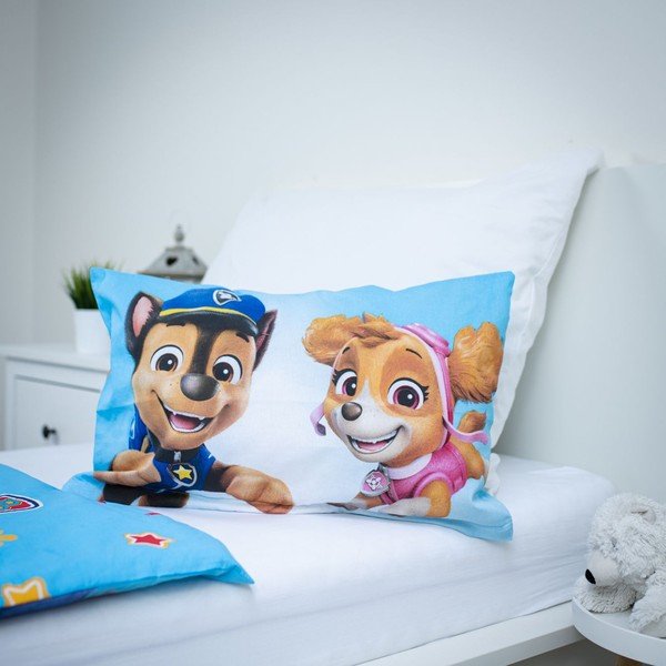 Bawełniana pościel dziecięca do łóżeczka 100x135 cm Paw Patrol – Jerry Fabrics-image-2