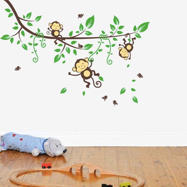 Naklejka Monkeys on Tree-image-4