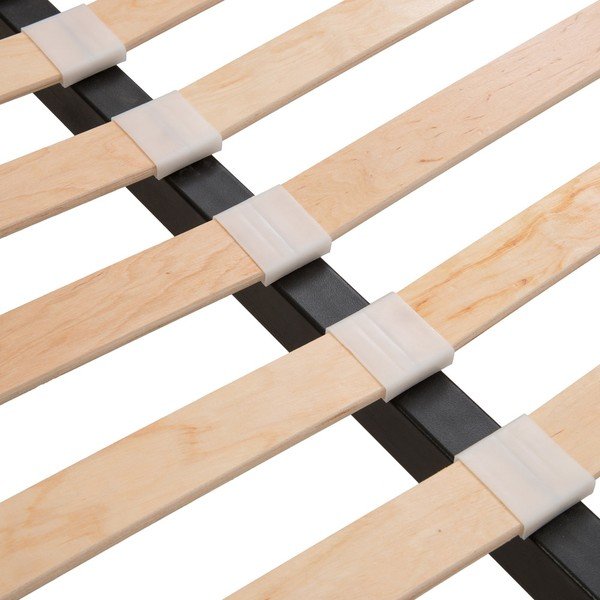 Granatowe łóżko z czarnymi nogami Vivonita Windsor, 160x200 cm-image-1