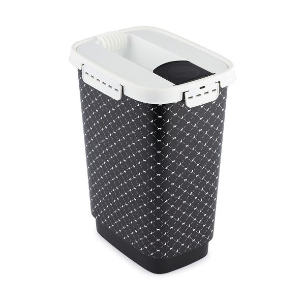 Czarny pojemnik na karmę 50 l Cody – Rotho-image-4