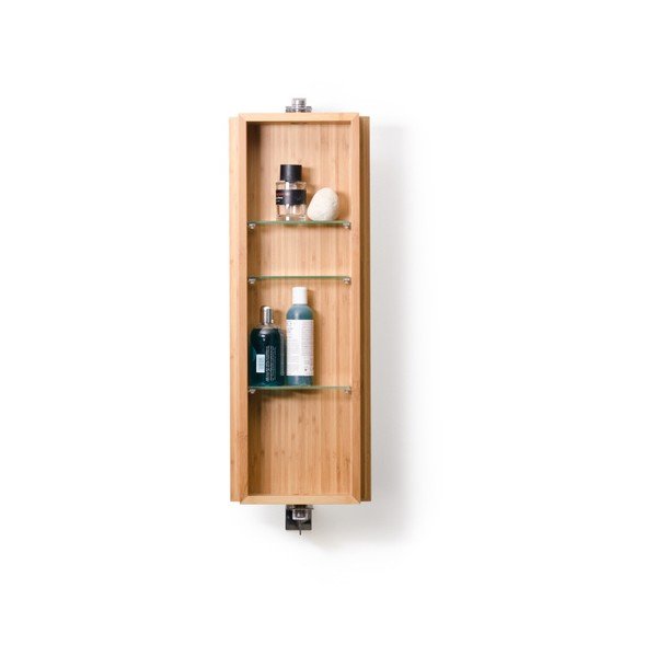Szafka bambusowa z lustrem Wireworks Domain Bamboo, wys. 71 cm-image-2